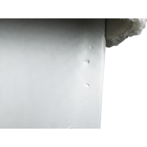 Christian Louboutin White Shearling Logo Slides Flatform Sandals Size 39.5 - Picture 11 of 12